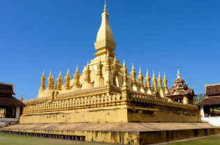 Laos - Le Pha That Luang à Vientiane