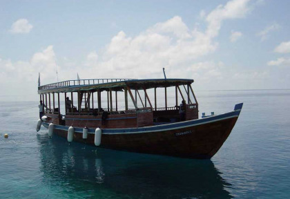 Maldives - Mirihi - Le centre de plongée - Le Dhoni
