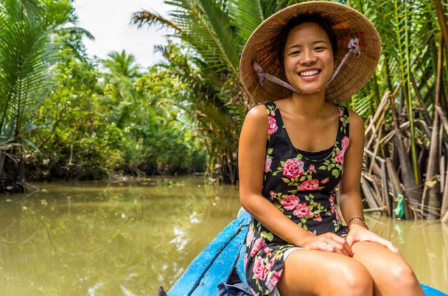 Vietnam - Delta - Balade dans les aroyos du Delta du Mékong © Simon Dannhauer - Shutterstock