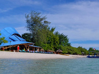 Indonésie - Gili Trawangan - Villa Almarik - Vue de la plage