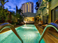 Thailande - Bangkok - Bossotel Bangkok - Piscine du Bossotel Bangkok