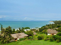 Vietnam - Phan Thiet - Victoria Phan Thiet - Jardin et vue générale de l'hôtel