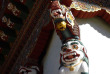 Bhoutan - Sculpture d'un dzong bhoutanais © Christophe Cottet-Emard