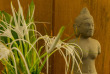 Cambodge - Siem Reap - Sala Lodges - Détail de décoration intérieure