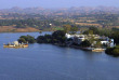 Inde - Vue aérienne du Udai Bilas Palace de Dungarpur © Udai Bilas Palace