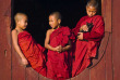 Myanmar - Jeunes moines dans un monastère © Marc Dozier
