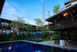 Thailande - Chiang Mai -  Banthai Village - Piscine et jardins