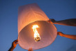 Thailande - Khao Lak - The Sarojin - Lâché de lanterne