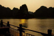  Vietnam - Croisière en Baie d'Halong - Coucher de soleil sur la jonque Paradise Luxury 