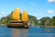 Vietnam - Croisière en Baie d'Halong - La jonque Huong Hai en Baie d'Halong 