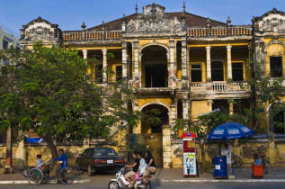 Cambodge - Phnom Penh - Architecture coloniale à Phnom Penh © Marc Dozier