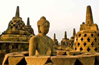 Indonésie - Java - Jogjakarta - Borobudur