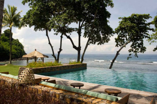 Indonésie - Lombok - Jeeva Klui Resort - Vue du restaurant