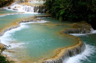 Laos - Les bassins des chutes de Khuang Si