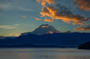 Malaisie - Vue sur le Mont Kinabalu © Gaya Island Resort