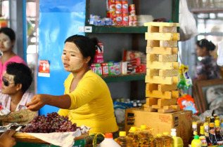 Myanmar – Bagan – Marché de New Bagan