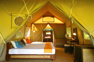 Thailande - Tented Room du Hintok River Camp © Hellfire Pass