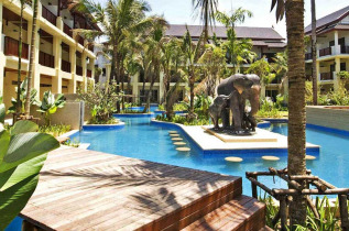 Thailande - Khao Lak - Apsara Beachfront Resort and Villa - Le bâtiment principaux de l'hôtel
