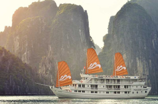  Vietnam - Croisière en Baie d'Halong - La jonque Paradise Luxury en Baie d'Halong 