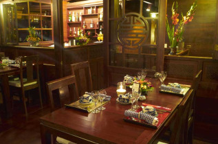 Vietnam - Croisière sur le Mékong - Le restaurant © Morgan Ommer - Digital Mekong