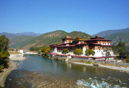 Bhoutan - Le Dzong de Punakha © Christophe Cottet-Emard