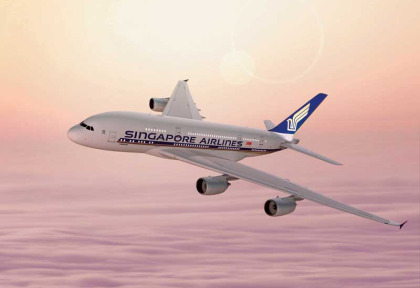 Singapore Airlines - A380 en vol