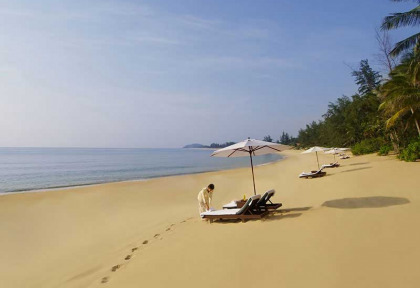 Malaisie - Terengganu - Tanjong Jara Resort - La grande plage de Dungun