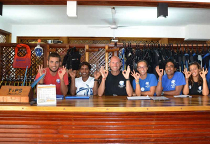 Maldives - VOI maayafushi - Centre de plongée TGI diving - Le staff