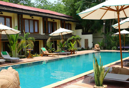 Myanmar – Bagan – My Bagan Residence By Amata – La piscine et le jardin