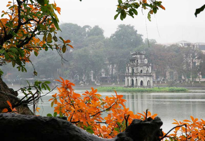 Vietnam - Excursion à Hanoi - La Lac de l'épée restituée