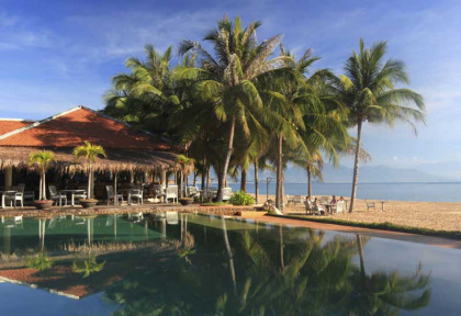 Vietnam - Nha Trang - Evason Ana Mandara - Piscine et plage de l'hôtel