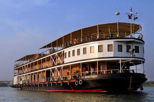 Cambodge - Croisière à bord du Mekong Pandaw - Vue extérieure