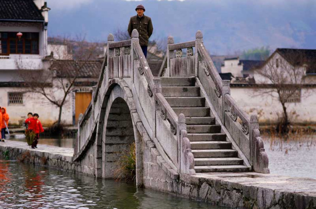 Chine - Village traditionnel de l'Anhui © CTNA