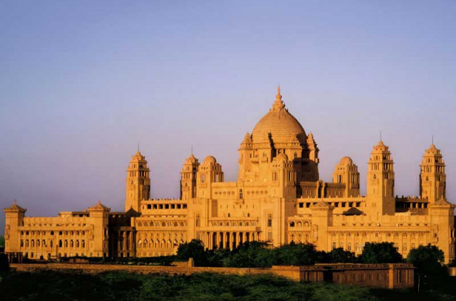 Inde - Vue extérieur du Palais Umaid Bhawan © Taj Hotels Resort and Palaces