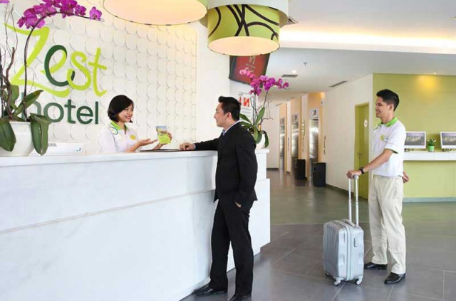 Indonésie – Java – Jakarta – Zest Hotel Airport Jakarta – Réception