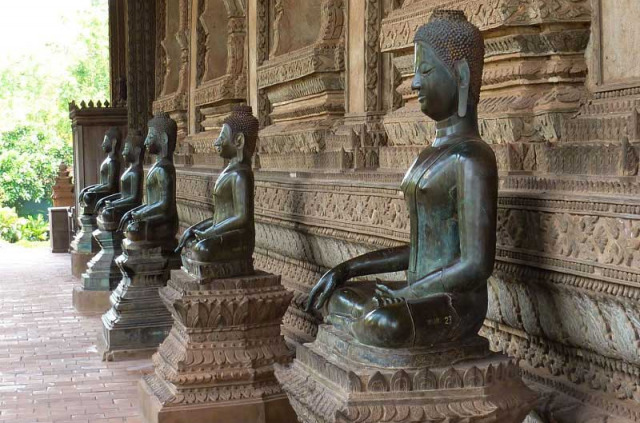 Laos - Bouddhas du Ho Phra Keo
