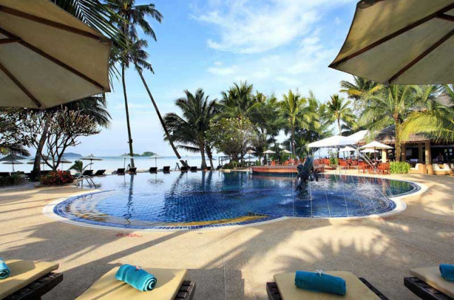 Thailande - Koh Chang - Centara Tropicana Resort - Piscine et plage