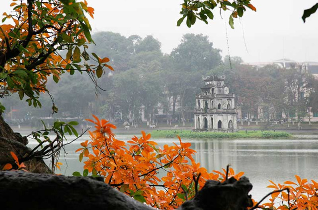 Vietnam - Excursion à Hanoi - La Lac de l'épée restituée