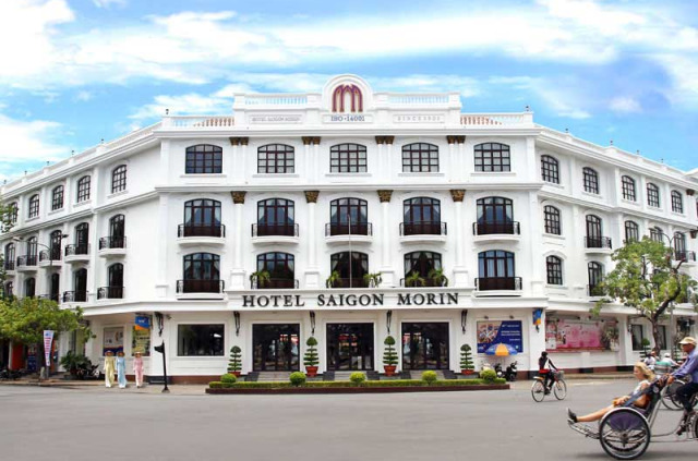 Vietnam - Hue - Saigon Morin - Façade historique du Saigon Morin